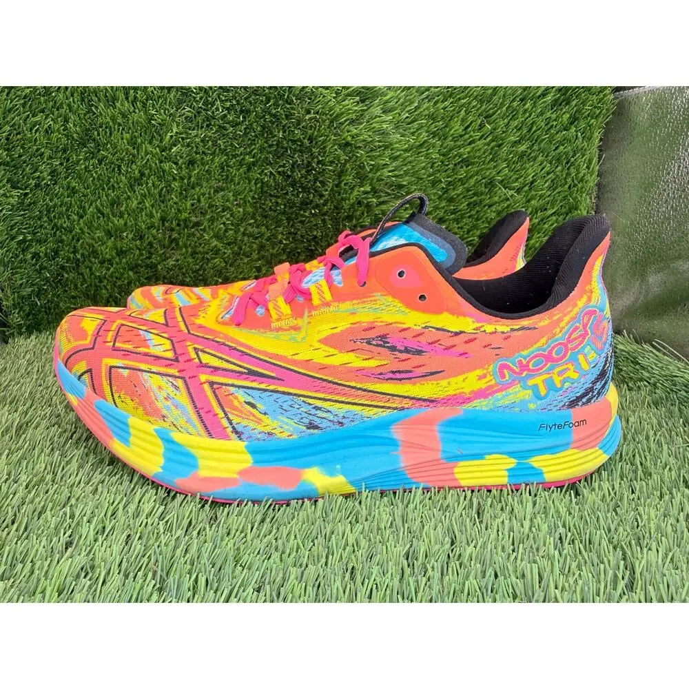 Asics Noosa Tri 15 1012B429 Athletic Sneaker Womens 9.5 Pink Mesh Sports Jogging